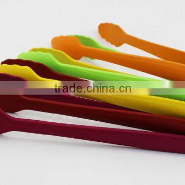 Cool Color Silicone Long Handle Kitchen Tongs photo-6