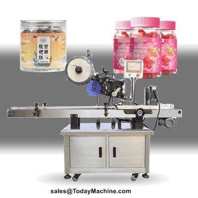 Automatic Sticker Pet Plastic Glass Water Round Bottle Labeling Machine