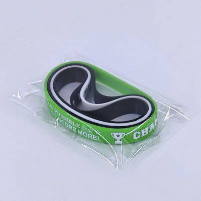 Factory Wholesale New World Cu P With Football Team Building Sports Soccer Silk Screen Printing Custom Silicone Bracelet
