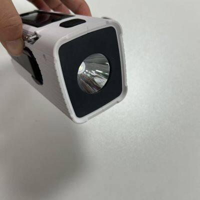 BSG-318Multifunction Solar Emergency Radio With Power Bank, Hand Crank, 4000/8000mAh Battery, SOS Alarm, Flashlight & IPhone 15 Charging photo-2