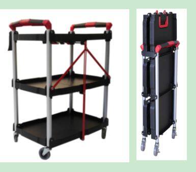 PP Mateial Plastic Heavy Duty Tub Cart Tool Hand Trolley 03 photo-5