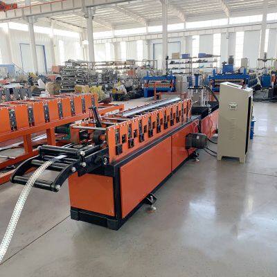 Advanced Technology Corner Bead Keel V Shape Angle Iron Light Keel Roll Forming Machine With Punching photo-4
