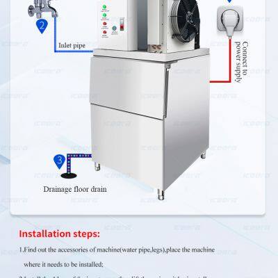 Seawater & Freshwater Flake Ice Machine For Marine Fishing & Supermarket Fresh Keeping photo-5