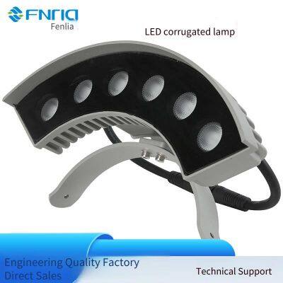 led corrugated lamp 6w, 2*6w high and low voltage ancient town tile lamp, led corrugated spot lamp