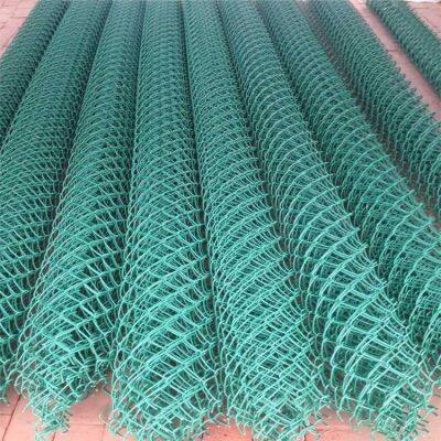 Galvanized Chain Link Fence With Tension Bars for Enhanced Stability