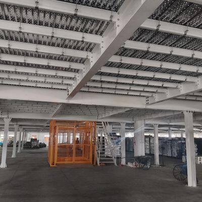 Prefabricated Steel Structure Mezzanine Platform for Warehouse Storage photo-4
