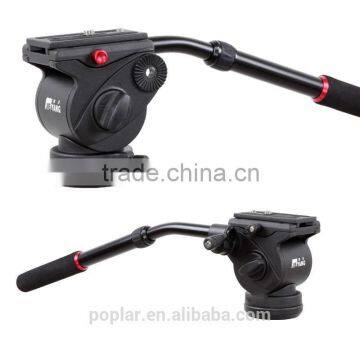 Poplar Max 8KG Load New Professional JY0506 JY-0506 Video DSLR Camcorder Fluid Tripod Head Drag Slider Rail Handle Head photo-5
