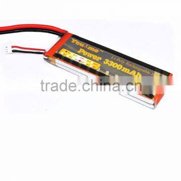 RC Lipo Helicopter Battery Pack 3300mAh 7.4V 35C With MSDS