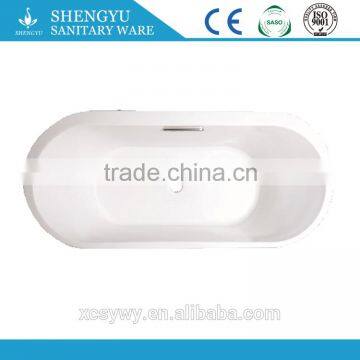 SY-2017 white cheap acrylic bathtub