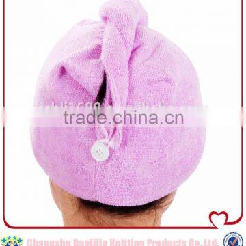 Hot Wholesale Personal Care Products Microfiber Terry Clothes Hair Drying Wrap