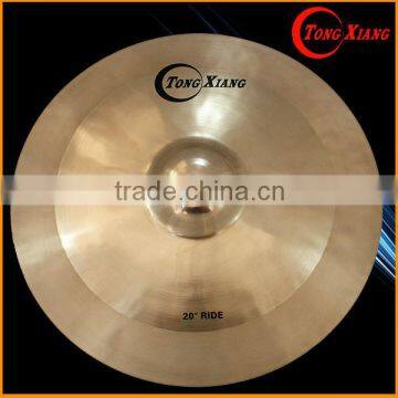 Hot selling 100%Handmade,TY series B20 20" ride drum cymbal