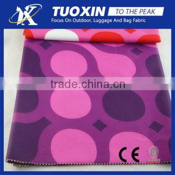 waterproof 260T polyester taslon print fabric