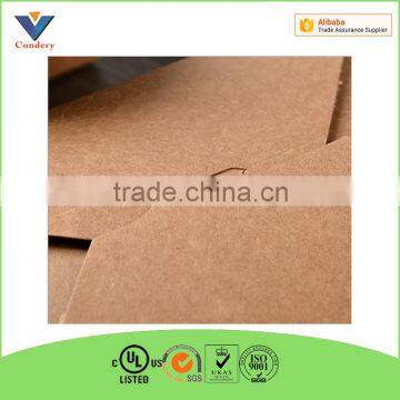 Custom Fit High Temperature Kraft Paper Material Take Away Fast Food Box photo-2