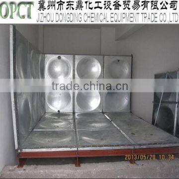 High Pressed Galvanized Drinking Water Storage Tank Hot Dip Galvanized Material photo-3