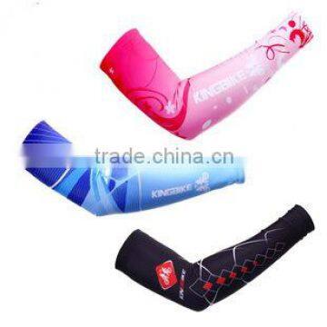 wholesale 88% tactel 12% lycra sport printed arm sleeves