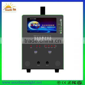 2016 Factory 50W Portable Solar TV With Vedio and Radio, Solar Power System for Small Homes, Solar Energy System Price photo-3