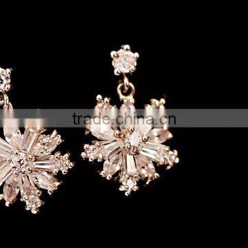 Snowflake Earrings Latest Earrings Crystal Snowflake Earrings