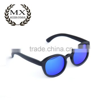 stain black wholesale bamboo sunglasses