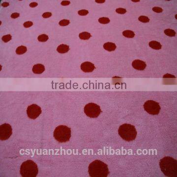 jacquard knitting velvet upholstery fabric design