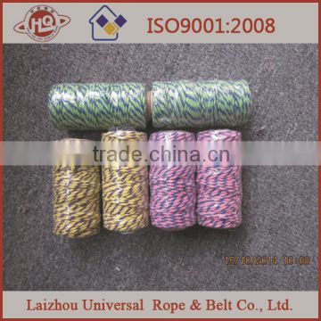 Supplier China colorful cotton baker twine