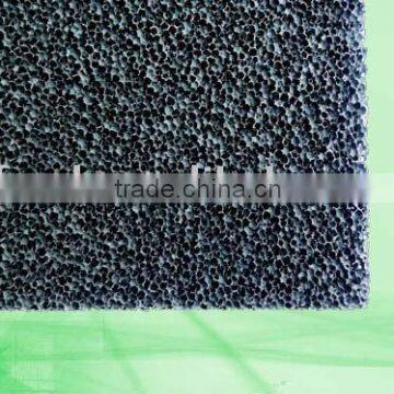 Activated carbon sponge filter mesh,activated foam,activited carbon filter