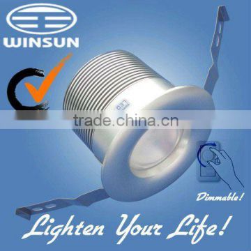 12w dimmable led downlights 220v