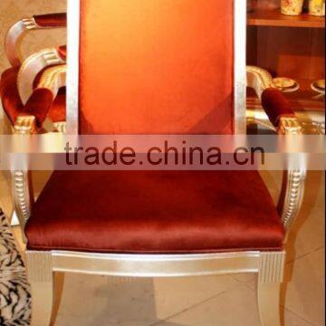 Gold design wooden dining chair XYD346