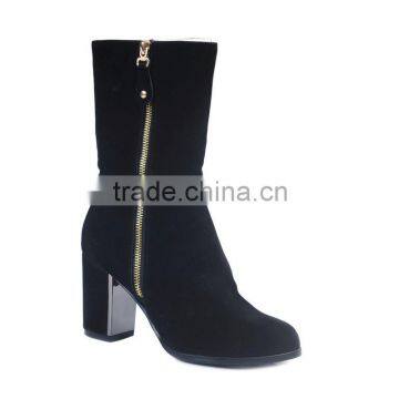 Good Quality Newest sexy Winter Women Ankle Boot Heels Rubber outsole Short Booties Platform Pump Shoes Plus Size 34-43