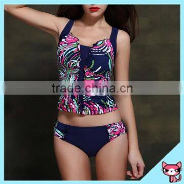 Handfeel comfortable blue swimwear girl