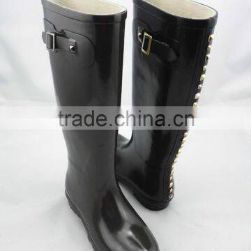 2014 new style lady's fashion rainboots/rubber boots