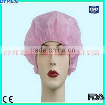 Non-woven Disposable Bouffant Round Nurse Cap for Surgical and Medical Use