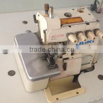 High quality Used Juki Mo-6700 Series Overlock Upholstery Sewing Machines For Sale