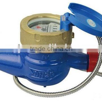 Mechnical flow meter/remote water meter