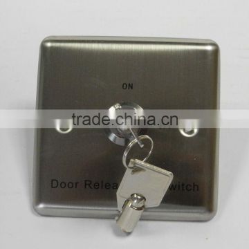 Stainless Steel Door Release Keyswitch Emergency Door Switch Button with Key PY-DB13