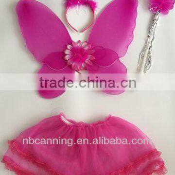 fairy wings & wand set/fantasy fairy wings costume favor/Fairy Wings Baby Girl Angle Wings