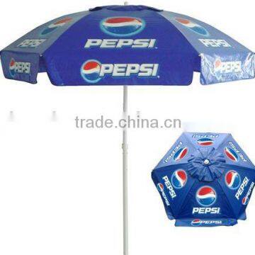 1.8m Pepsi promotional PVC beach umbrella