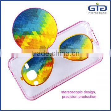 [GGIT] New OEM Pattern Design Ultra Thin TPU 2 in 1 PC Bumper and TPU Case For Galaxy J3 photo-3