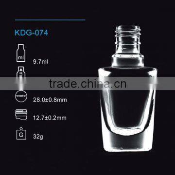 9.7ml square nail polish glass bottle