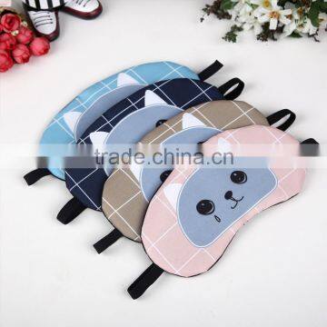 Low moq wholesale eye mask printing little bear sleeping mask