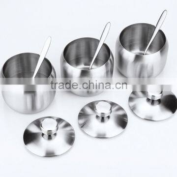 wholesale kichen tools hanging non magnetic stainless steel seasoning jars