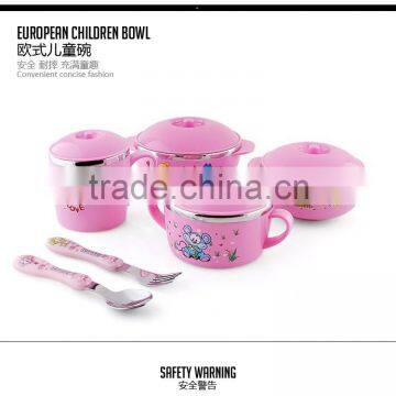 Chinese Wholesale 5 Piece Stainless Steel Mixing Bowl Set With Lids for Children photo-6