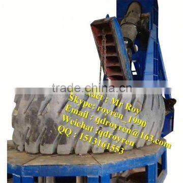 Automatic waste tire recycling line automatic tire crusher machine