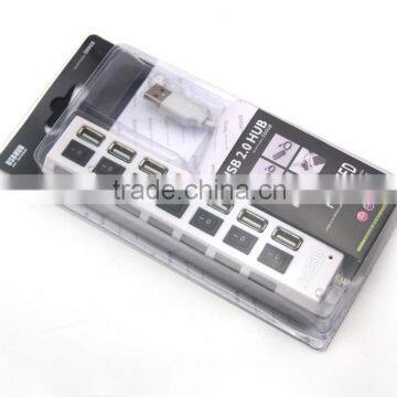 High Speed 4 Port USB 2.0 Multi HUB Splitter Expansion Desktop PC Laptop Adapter photo-3