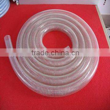 Weifang Alice high quality clear spiral steel wire reinforced PVC hose                        
                                                Quality Choice