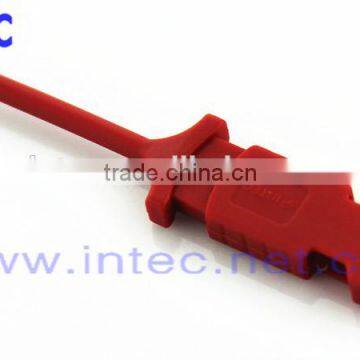 High-quality Test Hook for Logic Analyzer mini grabber SMD IC test hook clip jumper probe red I00229