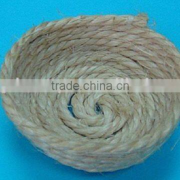 Twisted jute rope