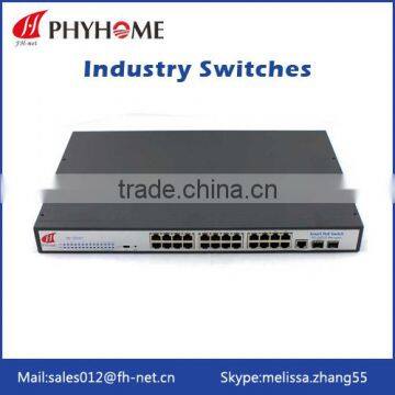 24 Gigabit Managed Fiber Switch