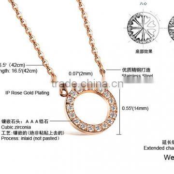New Products 2016 18K Rose Gold Plating Personalized Custom Pendants for Lady photo-5