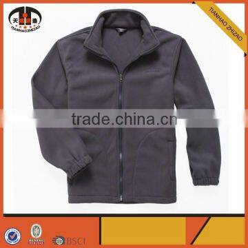 Men Short Fleece Coat with Zipper