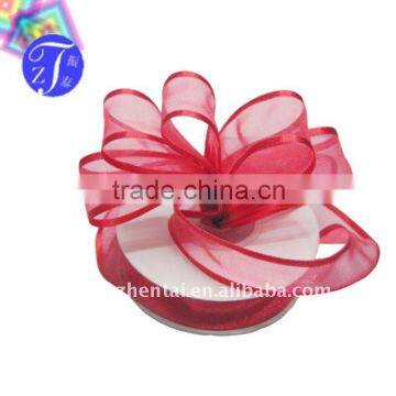 satin edge organza ribbon